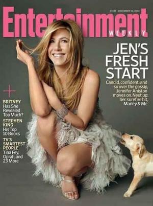 Jennifer Aniston en Une d'Entertainment Weekly 