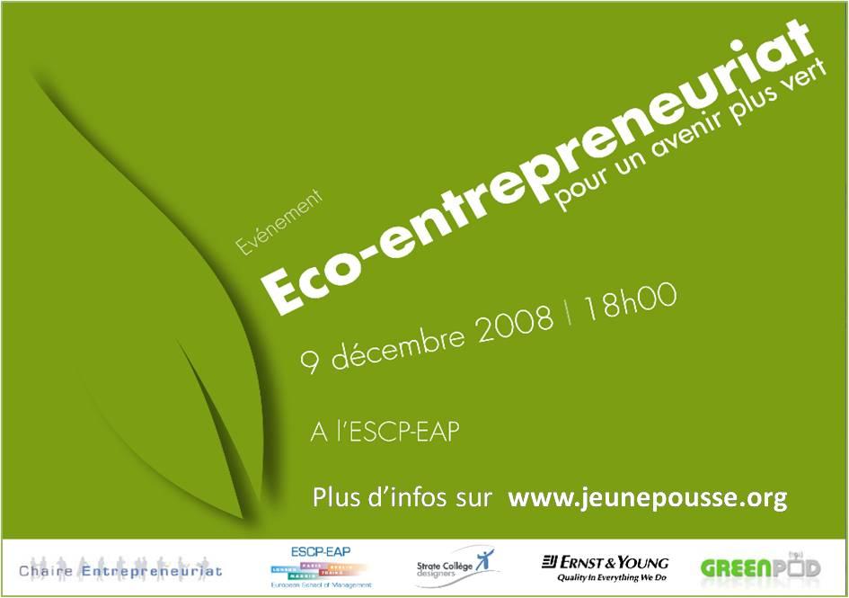 Paris ESCP-EAP Conférence l’éco-entrepreneuriat
