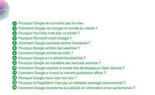 excellante présentation analyse stratégie Google