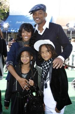 Will Smith et Jada Pinkett et leurs enfants Willow et Jaden