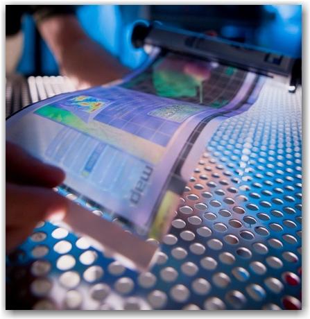 écrans flexibles font grand avant