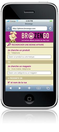 Une belle exclu : Brozengo lance sa version mobile pour un shopping optimisé