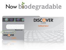 Discover Card biodegradable