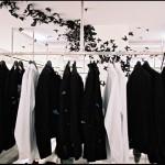 Installation design Papillon pour la boutique Dior Homme Paris