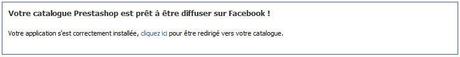 Module gratuit, pour vendre les articles de votre boutique Prestashop, sur votre compte Facebook installation module