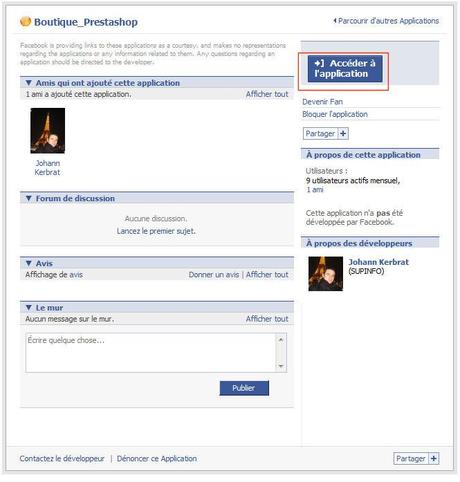 Module gratuit, pour vendre les articles de votre boutique Prestashop, sur votre compte Facebook installation module