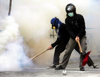GREECE-STUDENTS-DEMO-CLASHES