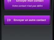 FlipContact échange contacts entre iPhone