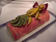 Bûche de Noël « Art tropical »