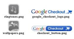 Icons google checkout