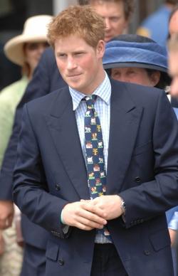 Le Prince Harry, fils du Prince Charles et de la Princesse Diana