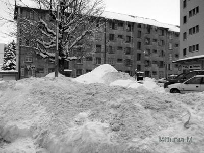 La Chaux-de-Fonds: neige décembre 2008