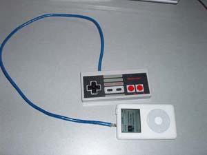 Une manette NES pour commander votre iPod...