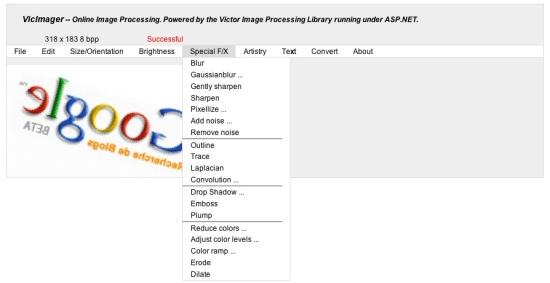 VicImager : Manipuler ses images en ligne