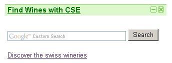 Find Wines with Google CSE
