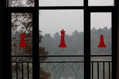 à Nanjing, on trouve des pièces d'échecs partout!