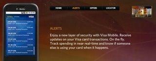 Visa mobile app sur android pour les clients de Chase