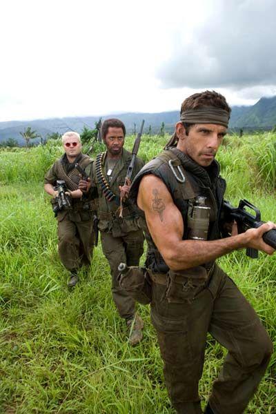 Tonnerre sous les Tropiques - Jack Black, Robert Downey Jr. et Ben Stiller
