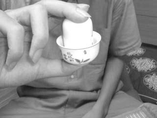 Un nez en porcelaine