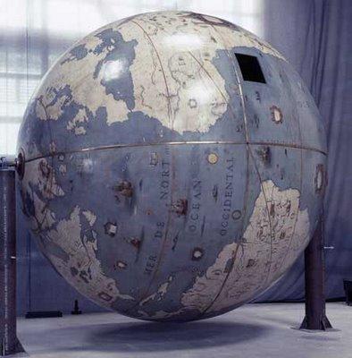 terre sphère carte