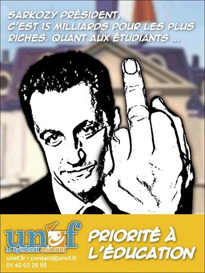 Bilan politique 2008 : 2/. « J’aime plus Sarkozy »