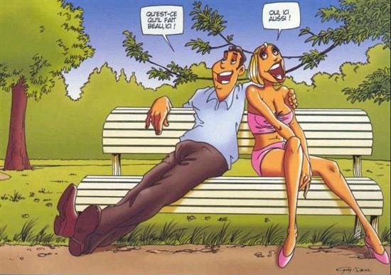 Les blondes et le cadeau