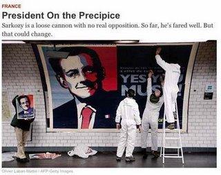 Pour Newsweek, Sarkozy est au bord du précipice