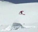 vidéo saut ski réception flip