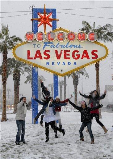 Neige sur Las Vegas ! | À Découvrir