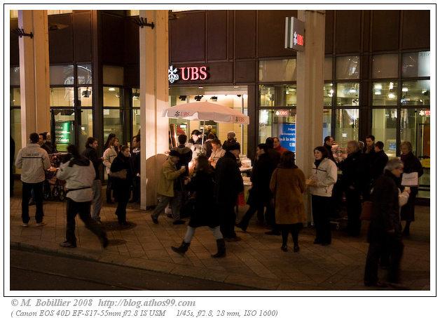 UBS vin chaud populaire rue 