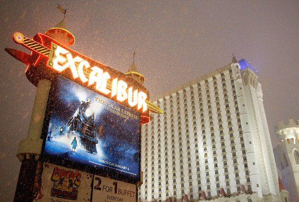 Las Vegas sous la neige
