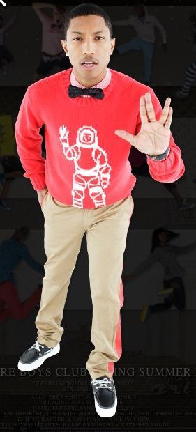 Collection Printemps / Eté BBC - Ice Cream : Pharrell le street preppy