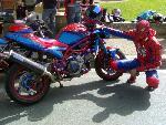 La moto de Spiderman