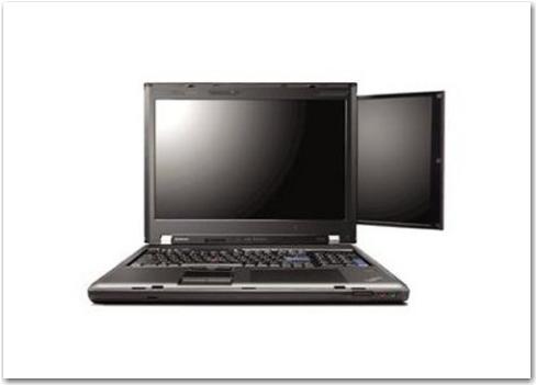 L’IBM ThinkPad W700 double écran