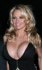 Pamela Anderson s'est malheureusement trompée de taille, il semble que sa robe soit un peu juste