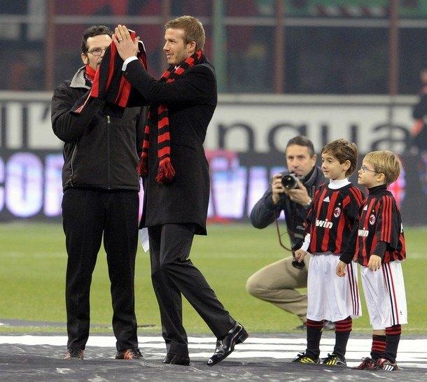 David Beckham au Milan AC