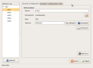 Auto mount partitions Ubuntu 8.10