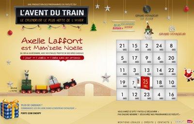 Advertainment bêtisier d'Axelle Lafont pour SNCF