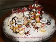 Mon paysage de Noël fait de choux et de meringue