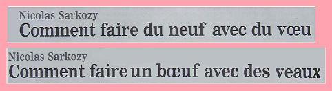 Faire un bœuf avec des veaux.
