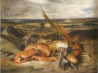 Delacroix - Nature morte aux homards, 1827
