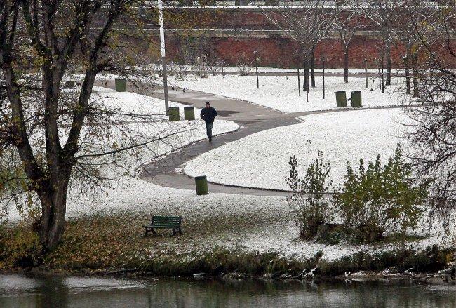 Noel blanc dans la rose ville