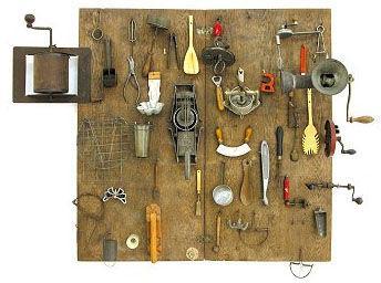 Recyclages d'après les fêtes spoerri