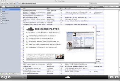 Cloud Player iTunes dans navigateur