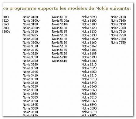 Site pour désimlocker Nokia