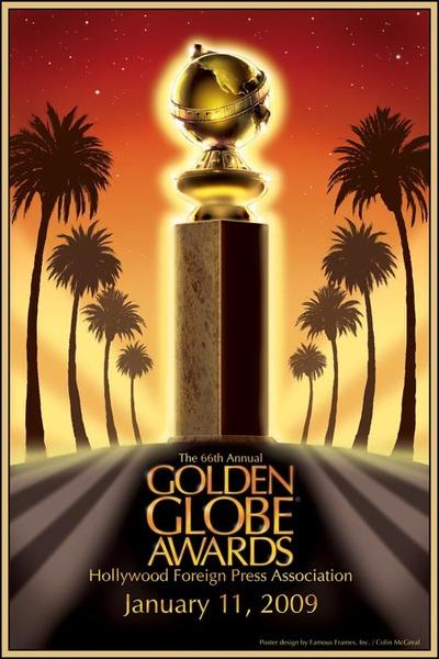 L'affiche officielle des Golden Globes 2009