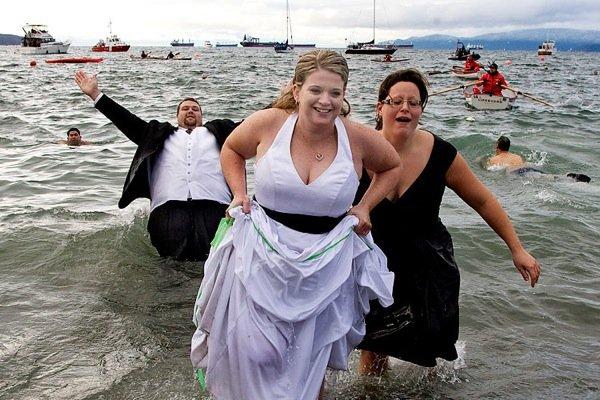 Les plongeurs du Nouvel An