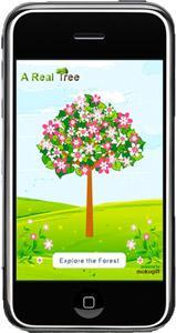 iphone  1 application iphone achetée, un arbre planté !
