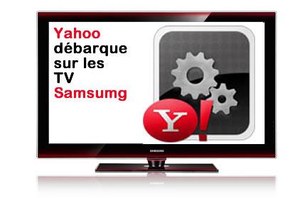 les widgets Yahoo Débarquent sur Les TV Samsungs