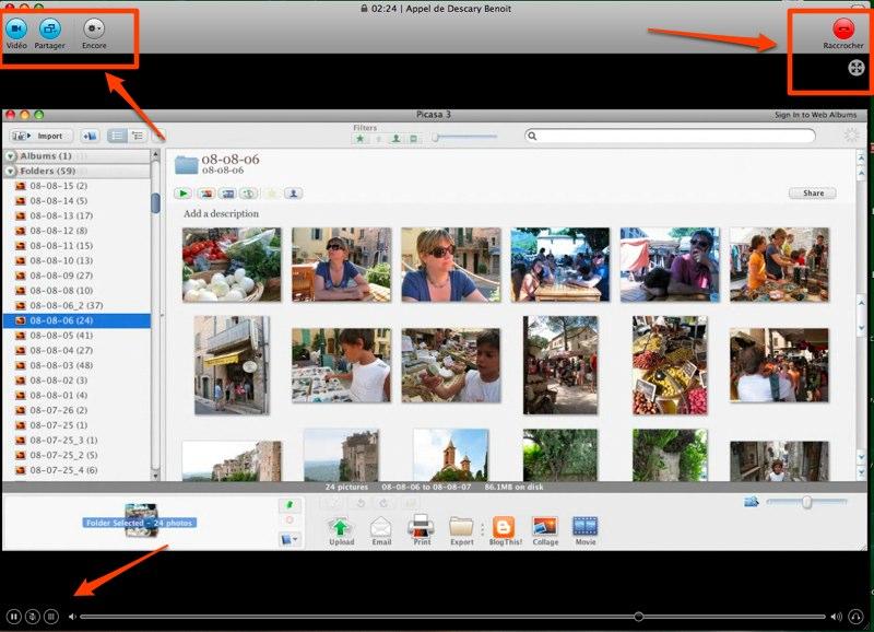 skype-mac-2 Skype 2.8 pour Mac intègre la fonction de partage d’écran
